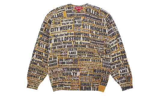 Dash Snow Sweater "FW25 - Multicolor" SU26987