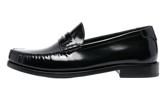 Le Loafer Penny Slippers "Nero" 670231AAA7R 1000