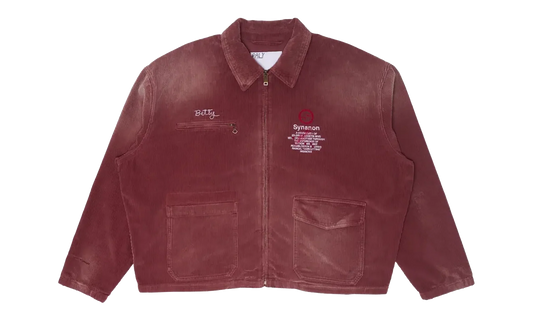 Synanon Cord Work Jacket "Burgundy" 7U001Q3009BUR