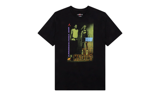 Air Jordan Retro 3 Graphic "Do You Know" T-Shirt "Black" DD5253 010