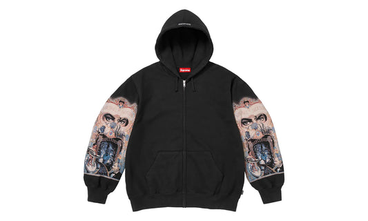 Michael Jackson® Dangerous ZipUp Hooded Sweatshirt "FW25 - Black" SU26848