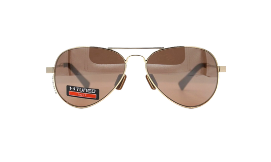 Getaway Sunglasses "Tuned Road - Gloss Gold / Dark Crystal Brown" 8650118 942024