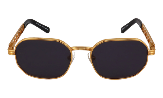Hustler Jacques Cartier Edition 24KT "Yellow Gold / Black" JCHU2 0001 CUT 11B5