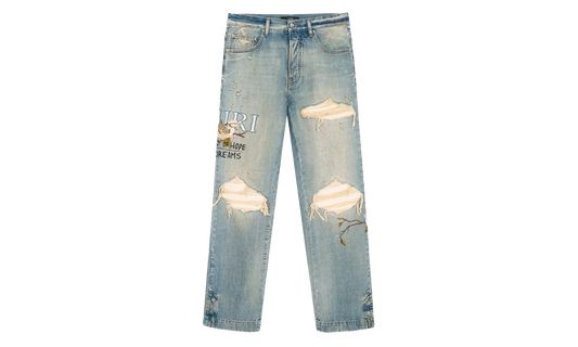 Chateau MX1 Straight Flare Jeans "Aged Indigo" AMBMJE1065 921
