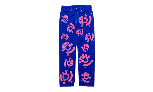 Bstroy Levi’s 501 Cotton Wreath Logo Jeans "Blue/Pink" DT372