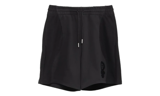 Squash Logo Flock Shorts "Black" MSS26JTR36901