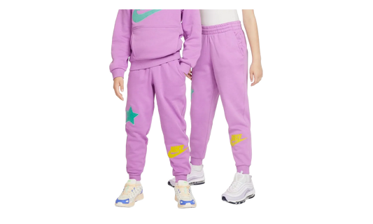Sportswear Club Fleece Jogger Pants GS "Rush Fuchsia / Emerald Rise / Opti Yellow" FD3031 532