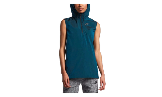 Sportswear Tech Hypermesh Sleeveless Hooded Vest WMNS "Navy" 833464 457