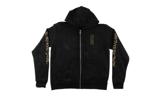 Vertical Logo Zip-Up Hoodie "Black/Olive" CHRM0852