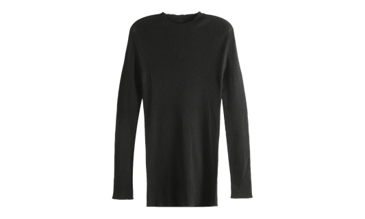 Ribbed Round Neck Top "Black" RU01F2637 RIBM 09