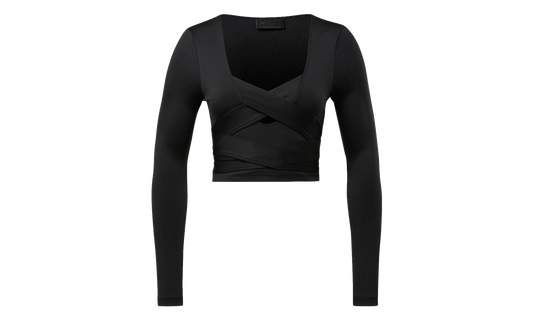 Cardi B Longsleeve Top WMNS "Black" H48419