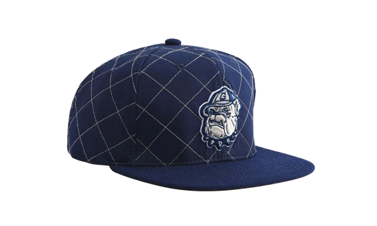NCAA Quilted Taslan Snapback "Georgetown Hoyas - Navy" HHSS3170 GTWYYPPPNAVY