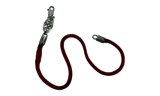 KZ Cassette Cross Stack Bracelet "Maroon" CHRM1166