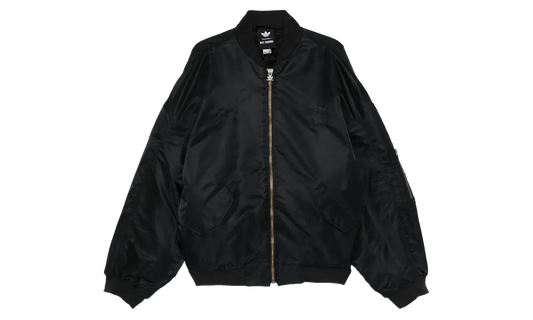 CHAVARRIA SATIN BOMBER JACKET "Black" KD9361