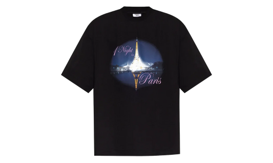 Night in Paris Oversized T-Shirt "Washed Black" UH76TR410B WASH