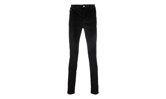 Velour Skinny Stack Denim Jeans "Black" MDS086 001