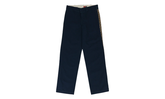 CONTRAST LEOPARD SIDE STRIPE PANTS "Dickies - Navy" DOC UBTM 0004