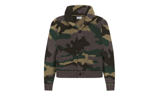 KNIT CARDIGAN SWEATER "CAMOUFLAGE" RHCAMOCARDIGAN MUL