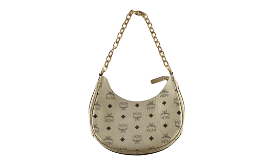 Aren Vi Hobo Bag "BEIGE/BLACK - Small" MWHFATA02 BEIGEBLACK