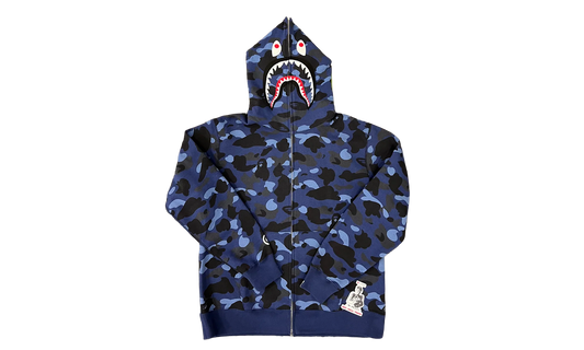Color Camo Shark Full Zip Hoodie "Navy Blue" BCCSFZUHSB