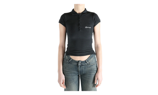 Cropped Polo T-Shirt WMNS "Washed Black" 850360 TTVM9 6552