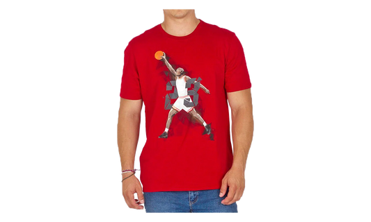 Air Jordan IX West Madison St. T-shirt "Gym Red / Black" 687820 687