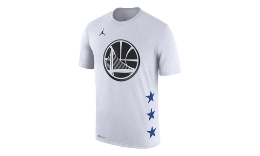 Air Jordan NBA GSW 2019 NBA All-Star T-Shirt "Stephen Curry - White" BQ2507 106