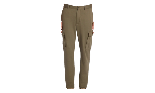 Pantalone Cotton Blend Jersey Cargo Pants "Sportivo Brown" MON01