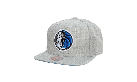 NBA Team Heather 2.0 Snapback Cap "Dallas Mavericks - Grey Heather" HHSS3272 DMAYYPPPGYHT