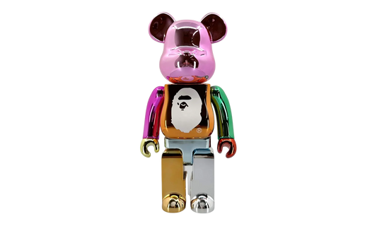 BAPE 25th Anniversary Bearbrick "Multicolor Foil XXV 400%" MEDI3060