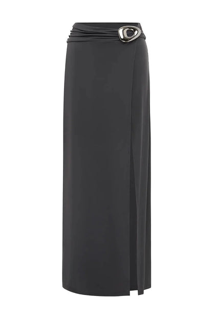 Indiana Maxi Skirt - Slate