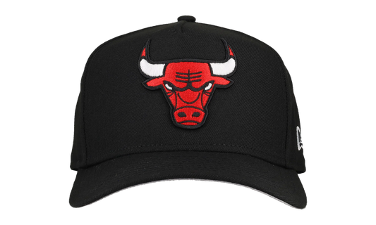 9FIFTY Chicago Bulls A Frame Snapback Hat "Black / White" 123451297975