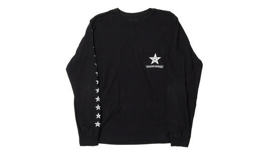 Stars Long Sleeve T-Shirt "Black" CHRM0689