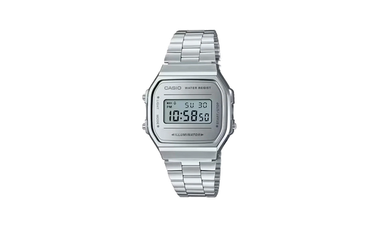 Vintage A168 Digital "Silver" A168WEM 7VT