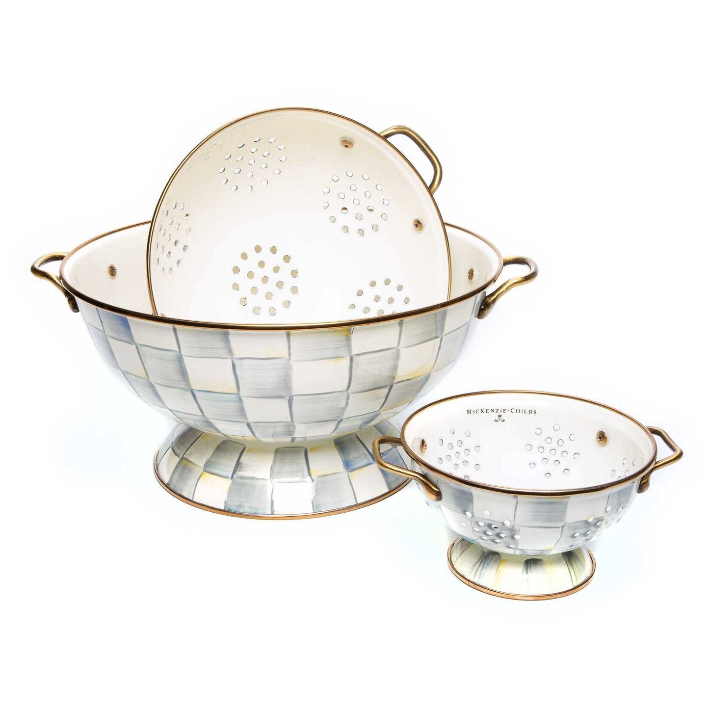Sterling Check Everything Bowl by MacKenzie-Childs