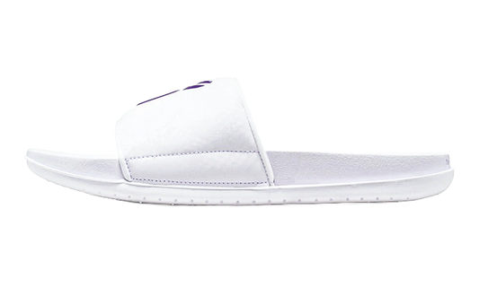 Offcourt Slide "Kobe - White / Court Purple" IF2870 101