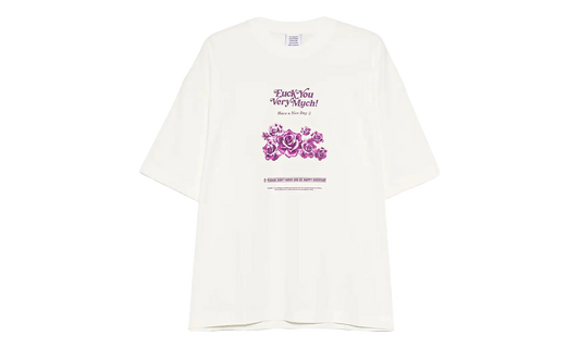 Fuck You Very Much T-Shirt "Vanilla" ME76TR263V VANI