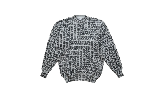 Vetements Gothic Monogram Sweater Grey "Grey" UA65KN210G