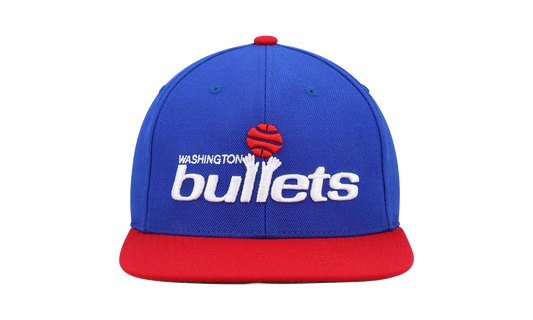 NBA Hardwood Classics Team 2 Tone 2.0 Snapback Cap "Washington Bullets - Royal / Red" HHSS3267 WBUYYPPPRYRD
