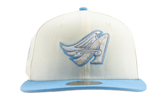 59FIFTY Los Angeles Angels 50th Anniversary Fitted Hat "Cream / Icy Blue / Grey" NE499