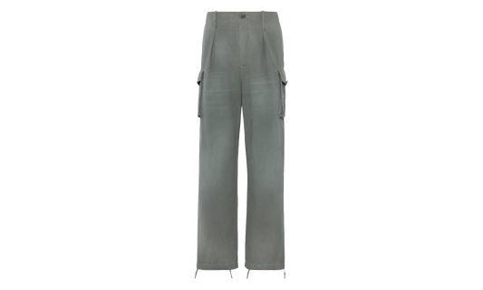 Cotton Blend Cargo Pants "Sage" S50KA0708M356851809