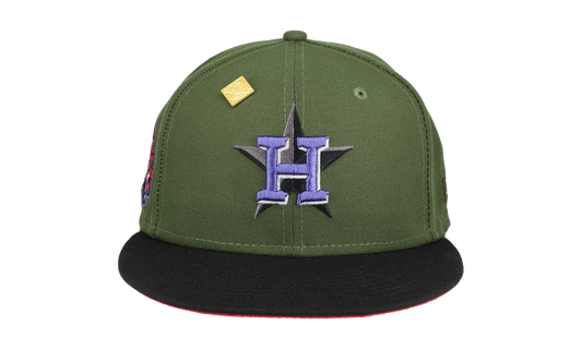 59FIFTY Houston Astros 45th Anniversary Patch Fitted Hat "Green / Black" NE130