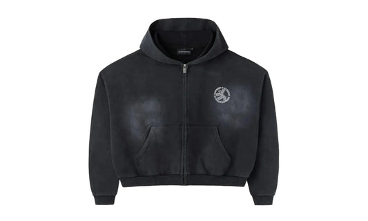 Eclair Zip Up Hoodie "Black" V17Z43LY