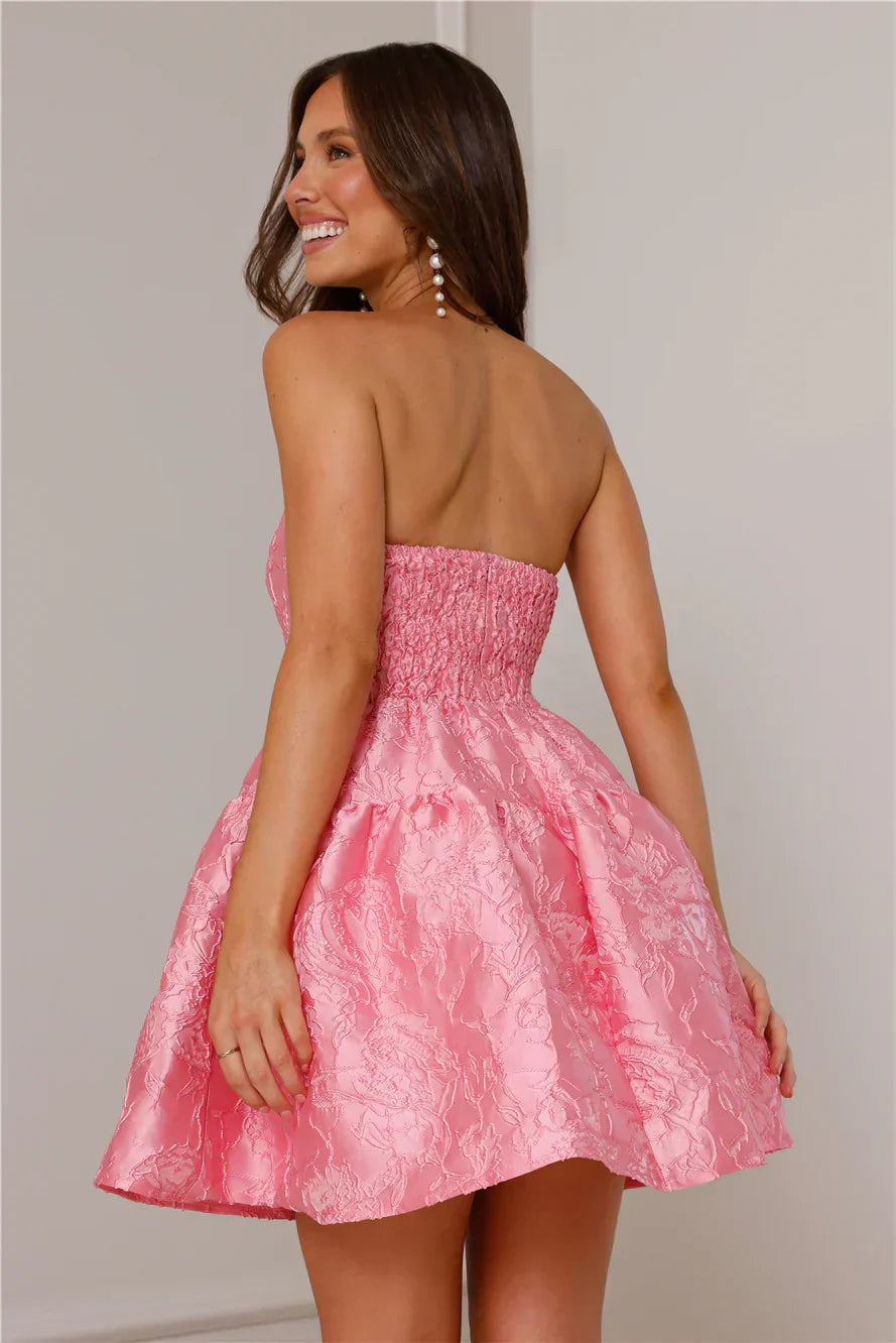 Silhouette Of Dreams Strapless Mini Dress