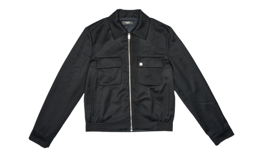 Double Pocket Zip Up Track Jacket "Black" PF23MTJ002 001