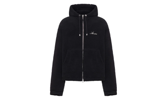 Bones Fleece Zip Hoodie "Black" AMOUJA1010 001