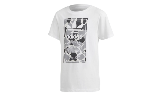 Camo Trefoil Tee GS "White / Multicolor" DH2708