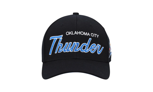 NBA Team Script 2.0 Stretch Snapback Cap "Oklahoma City Thunder - Black" HHSS3281 OCTYYPPPBLCK