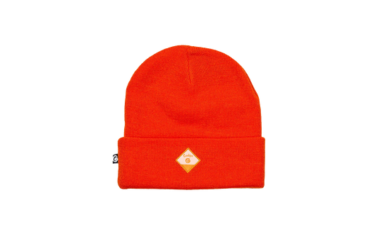 Botanical Knit Beanie Hat "Orange" 1545X4104 ORA
