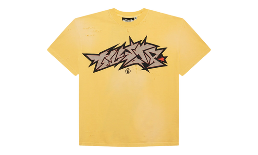 Crack Print Tee "Yellow" HSR205